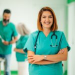 travel nurse smiling